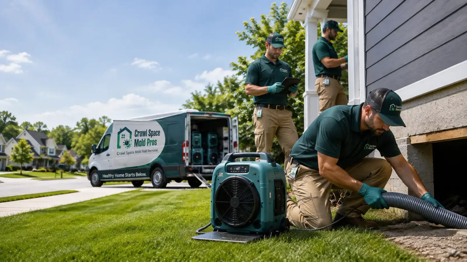 Crawl Space Mold Removal in Ridgeland, WI